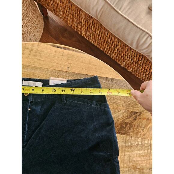 NWT Chico's Size 0 (S/4) Teal Ultimate Fit Velveteen Slim Leg Pants Stretch $89 - Picture 3 of 7